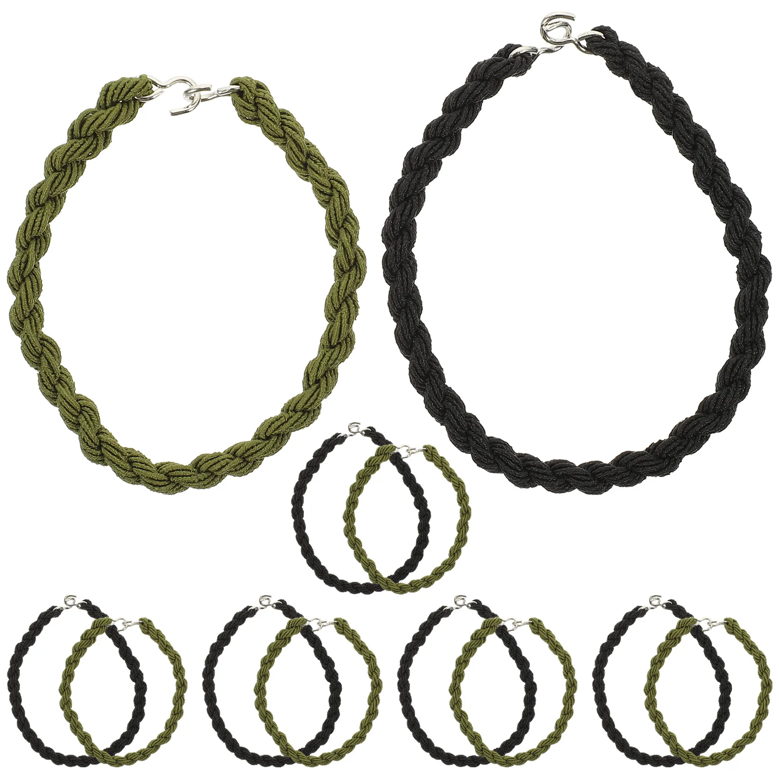 12 Pcs Leggings Compact Blousing Strap Reusable Trouser Jacket Professional Latex Wire and Metal Hook Travel