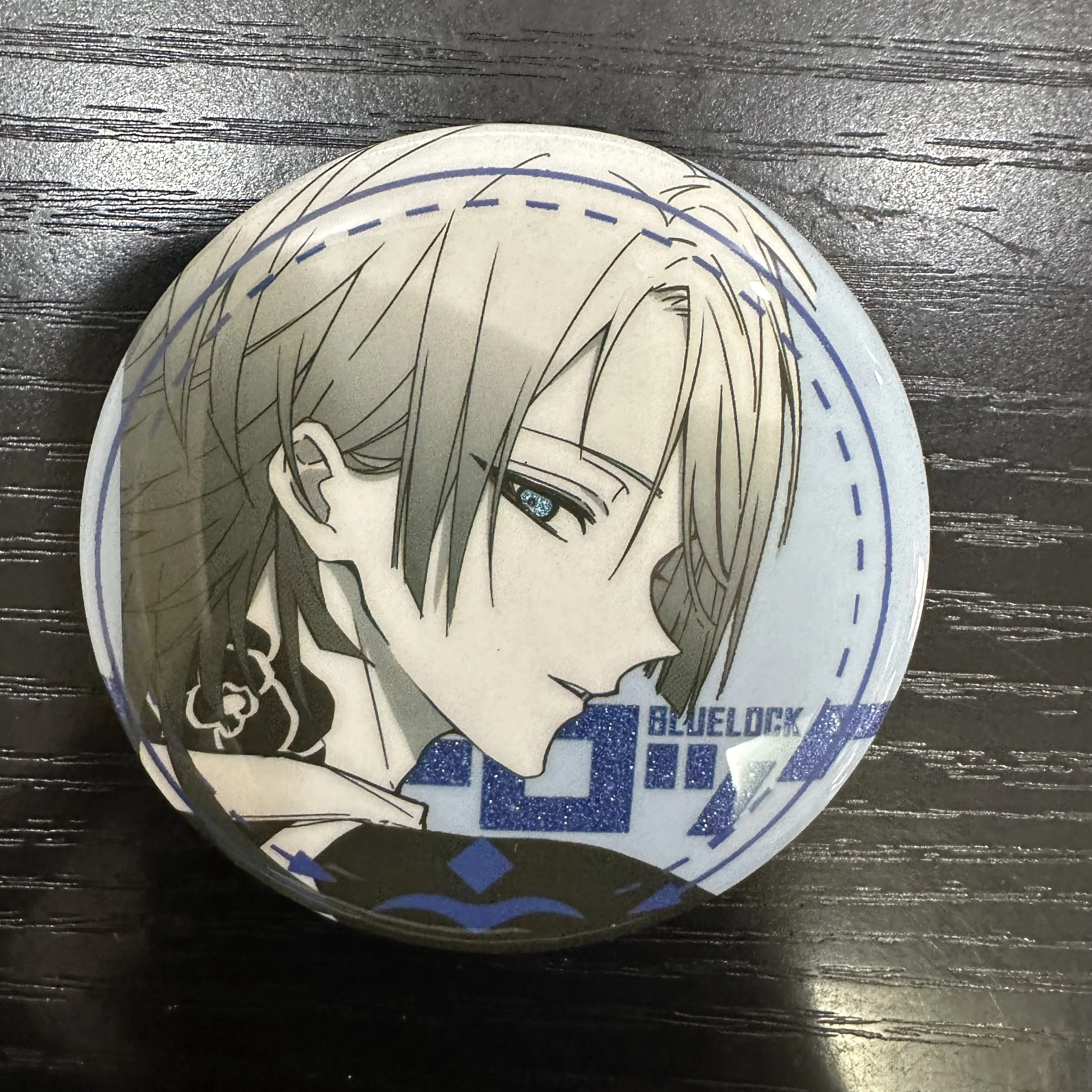 Hot Anime BLUE LOCK Figures Michael Kaiser Isagi Yoichi Bachira Meguru Cosplay Metal Badge Bag Pins Brooch Fans Christmas Gifts