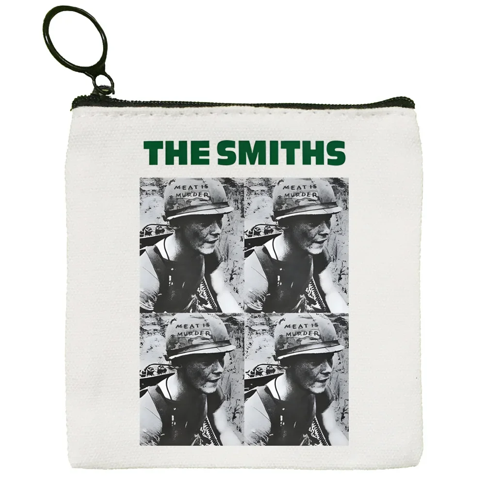 The Smiths Coin Purse, Morrissey 1980 Canvas Bag, Rock Small Square Bag, A rainha está morta Key Bag, Saco de cartão de armazenamento