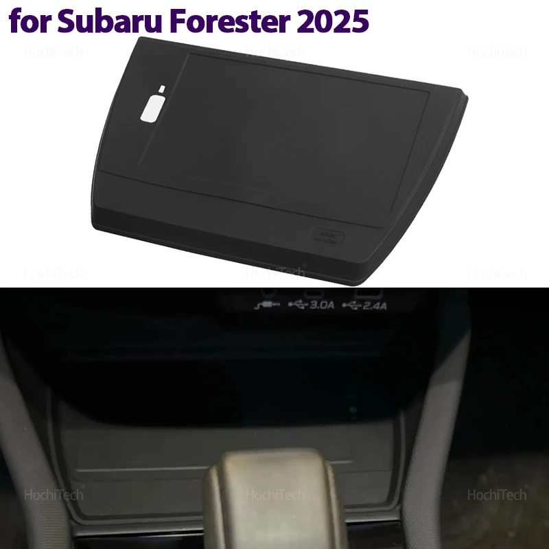 Wireless Charging Pad Phone Non-slip Quick Charger Mat Cover  for Subaru Forester 2025 Central Control Fast Charger Mat