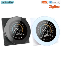 Tuya Smart Zigbee Thermostat Water/Gas Boiler Electric Floor Heating Thermostat Temperature Controller Support Alexa Google Home