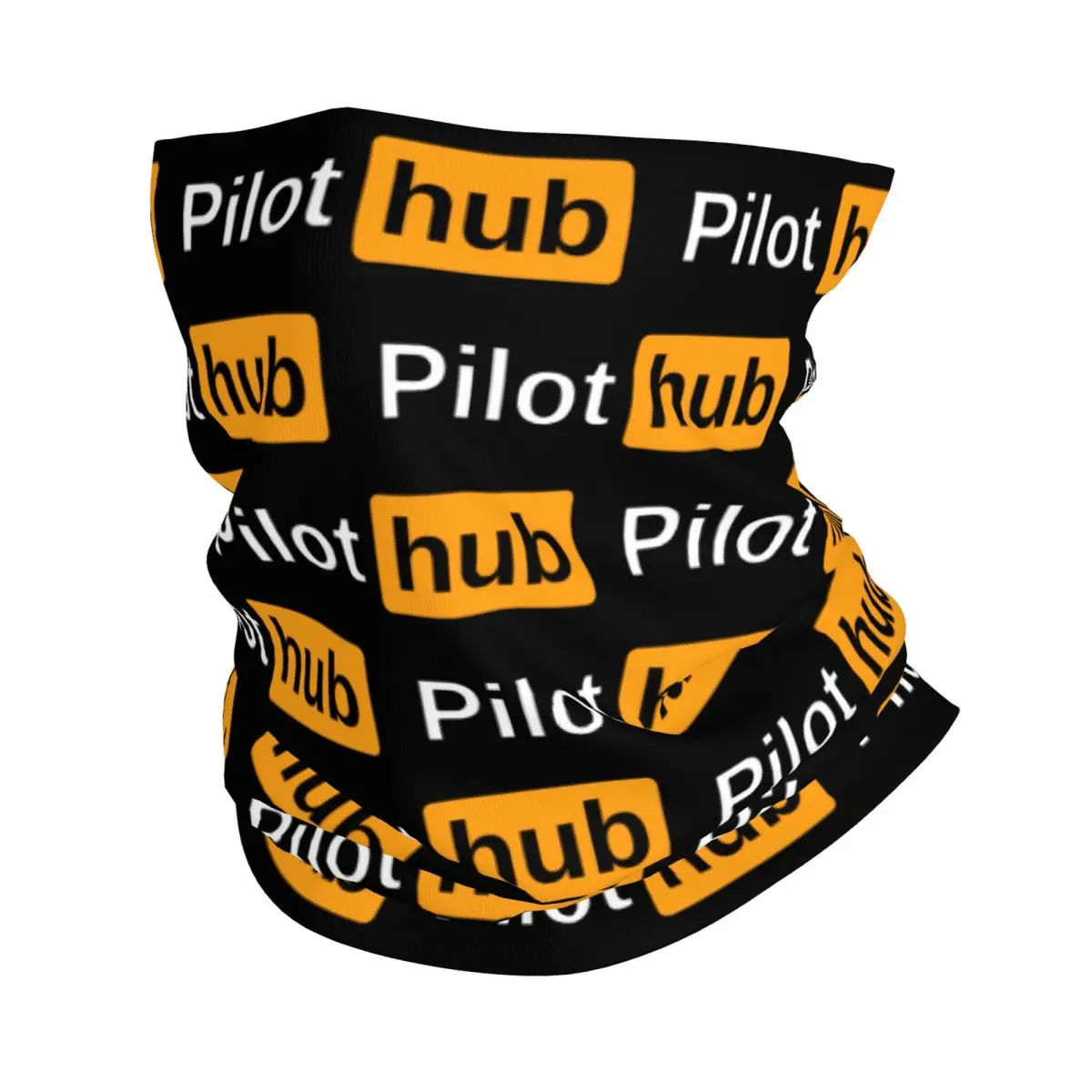 Pilot Hub Bandana Neck Gaiter UV Protection Face Scarf Cover Men Women Aeroplane Aviation Aviator Gift Headband Tube Balaclava