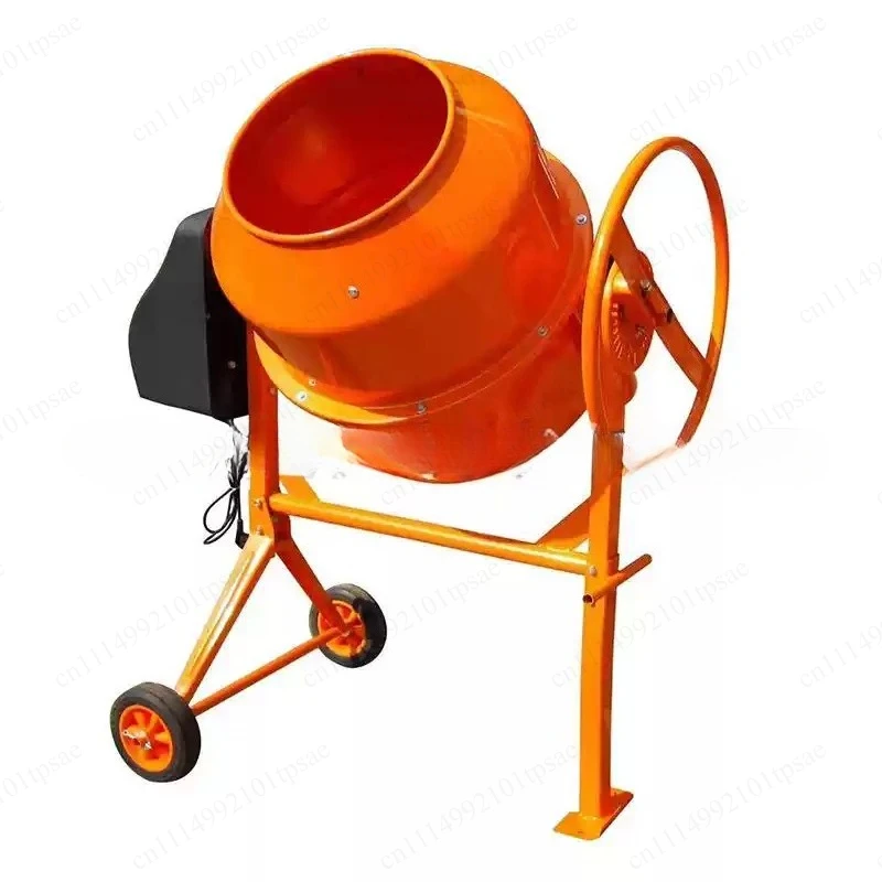 200 liter portable cement mixer, manual mobile electric concrete core motor component, handheld small concrete mixer