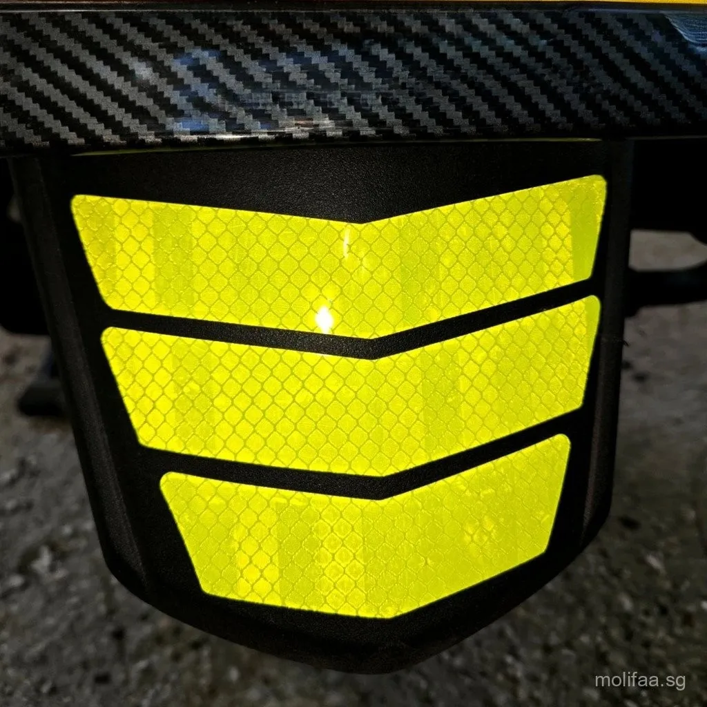 ل SYM Joymax Z300 Cruisym 300 دراجة نارية عاكسة المصدات الأمامية الخلفية الزجاج الأمامي تحذير علامة قطعة من نسيج ملصقات الجسم ذاتية الصنع #2