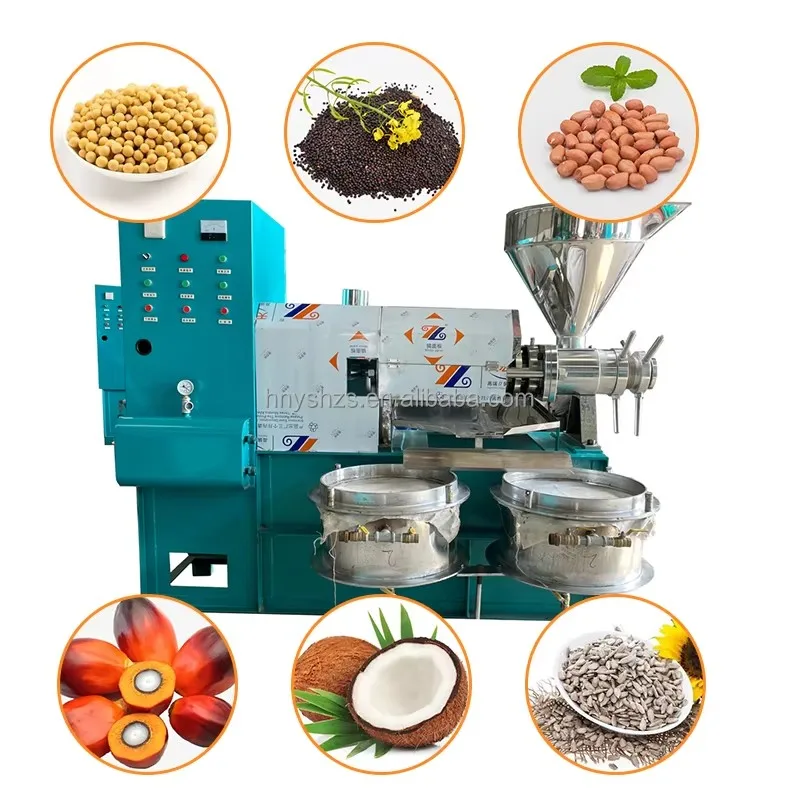 6YL-68 Sunflower Oil Press Castor Oil Cold Press Organic Screw Palm Fruit Coconut Oil Press