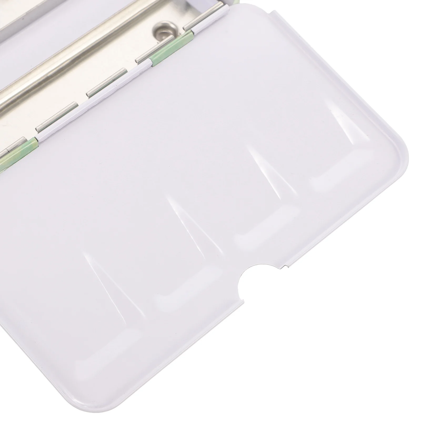 

Iron Watercolor Pigment Box Portable Mixing Plate Durable Paint Holder for Watercolor Oil Gouache Painting Travel Art Palette