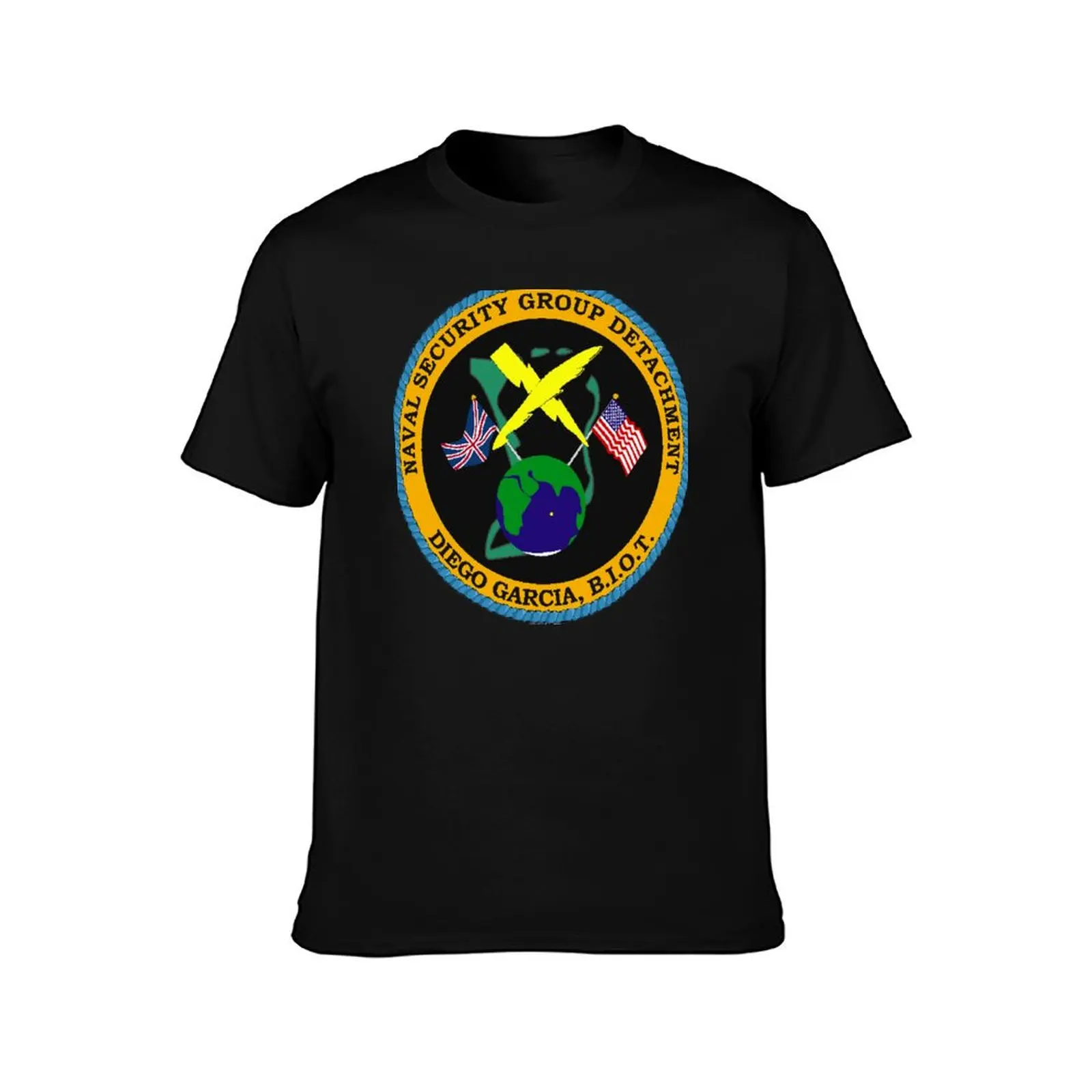 NAVAL SECURITY GROUP DETACHMENT, DIEGO GARCIA, B.I.O.T. T-Shirt Work Casual Loose Fit T-Shirt