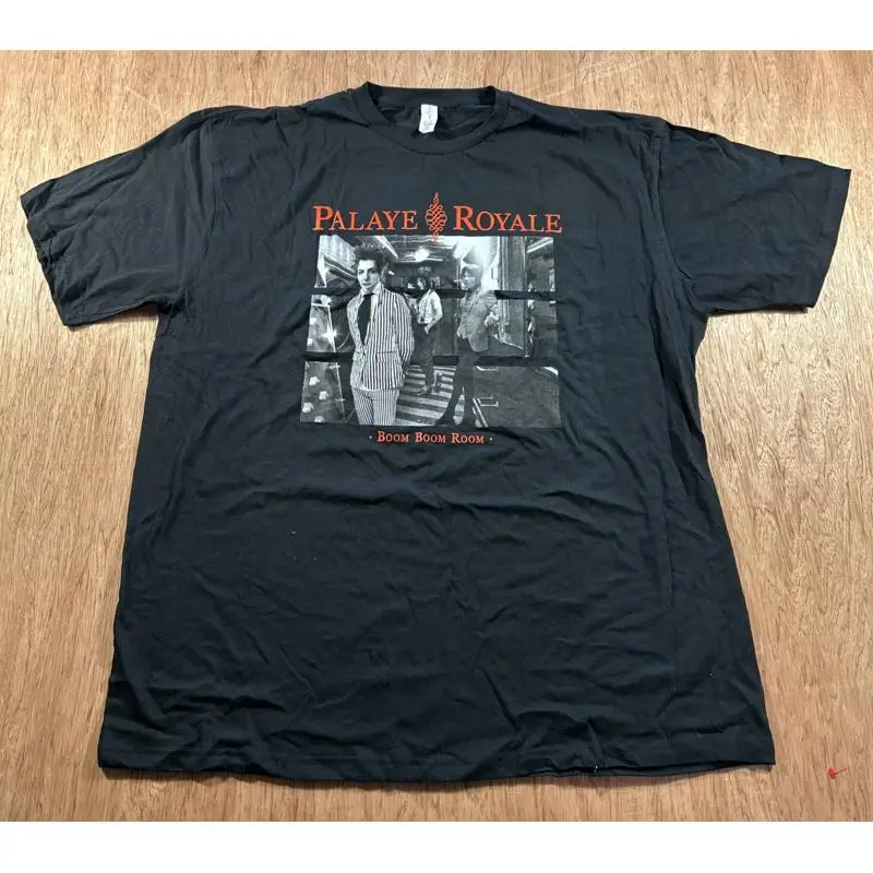 تي شيرت Palaye Royale Boom Room Band أسود مقاس 2Xl L7 Seven Tour Concert