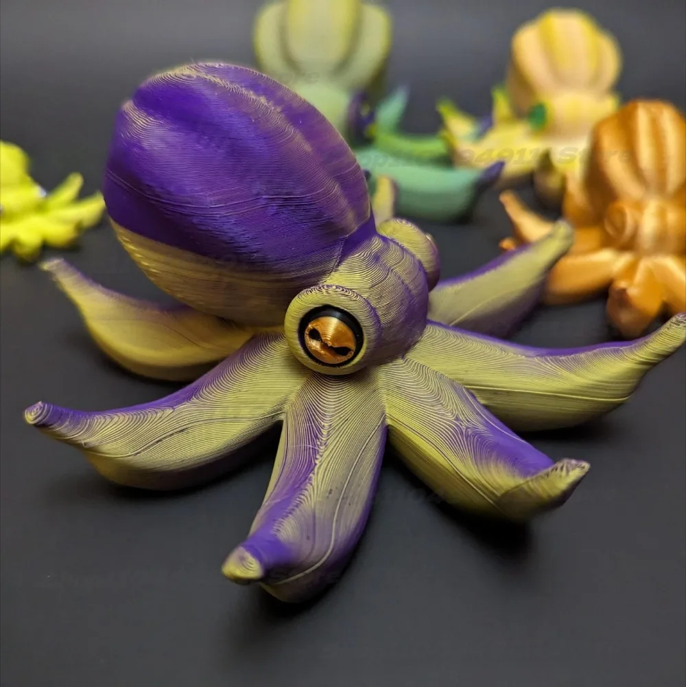 

Resin Banana Octopus Cute Cartoon Home Decor Living Room Desktop Accessories Birthday Christmas Gifts Unique Creative Ornament