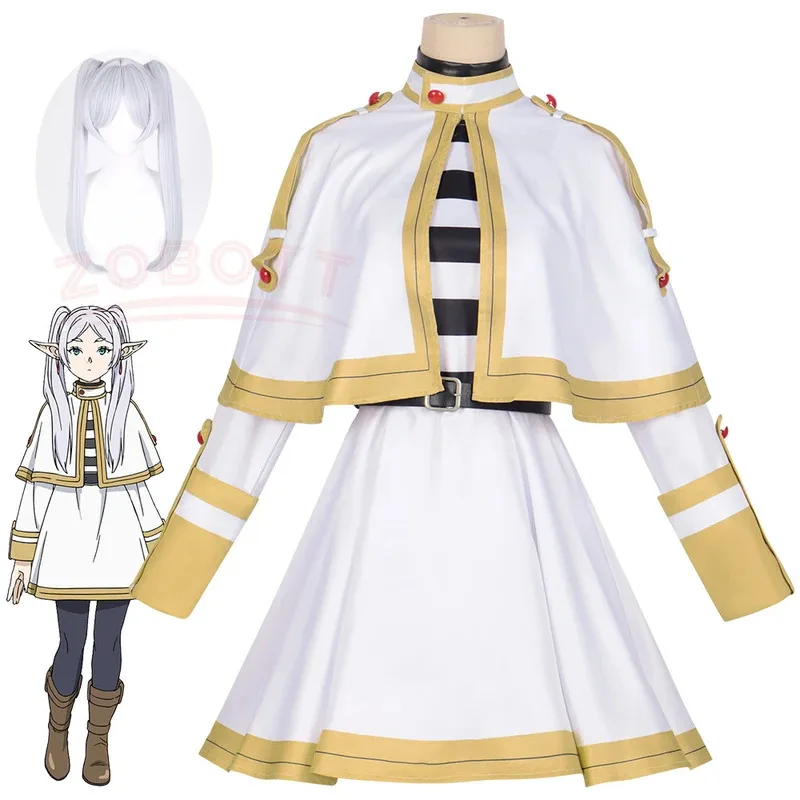 

Sousou No Frieren Cosplay Frieren Fantasia Costume Coat Shirts Outfit Fantasy Women Adult Carnival Party Clothes