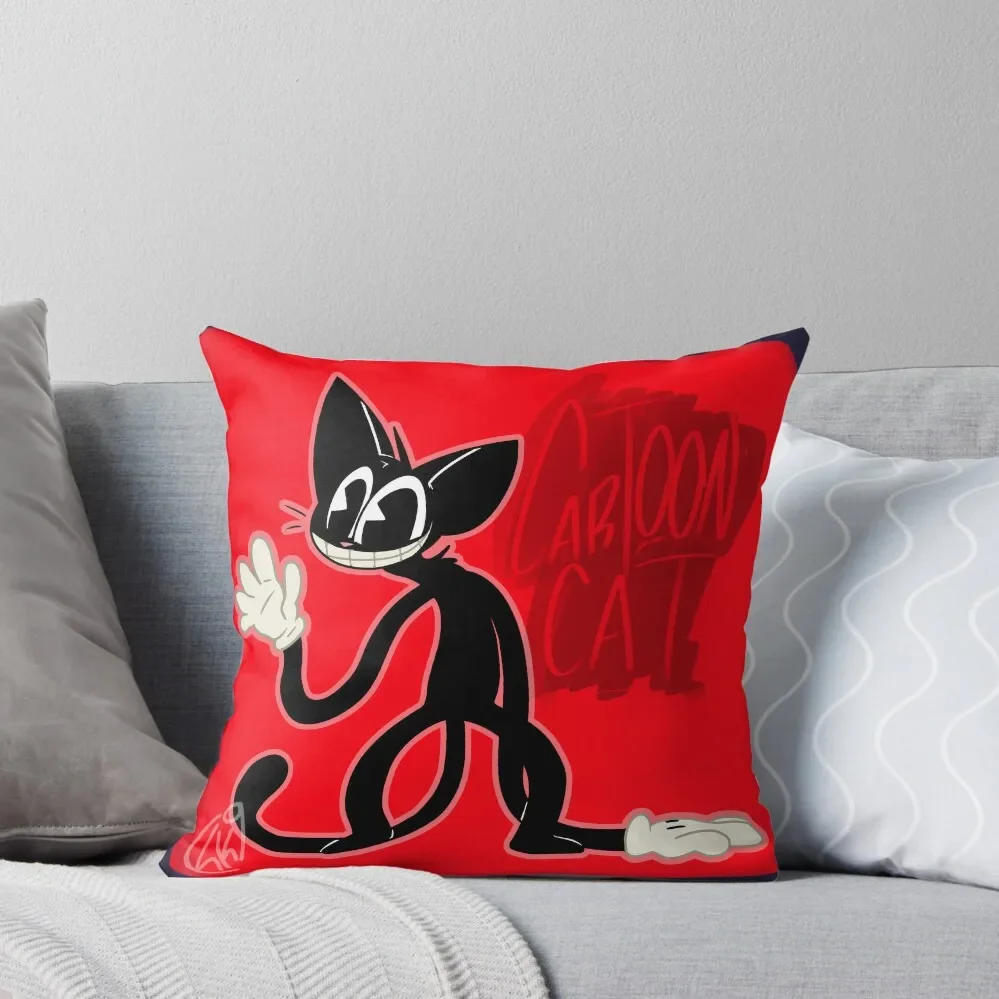 

Cartoon Cat Throw Pillow