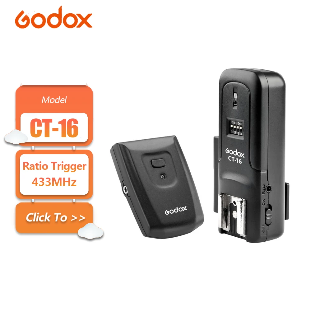 Godox Speedlite Flash - Godox CT-16 16 Kanallı Kablosuz Radyo