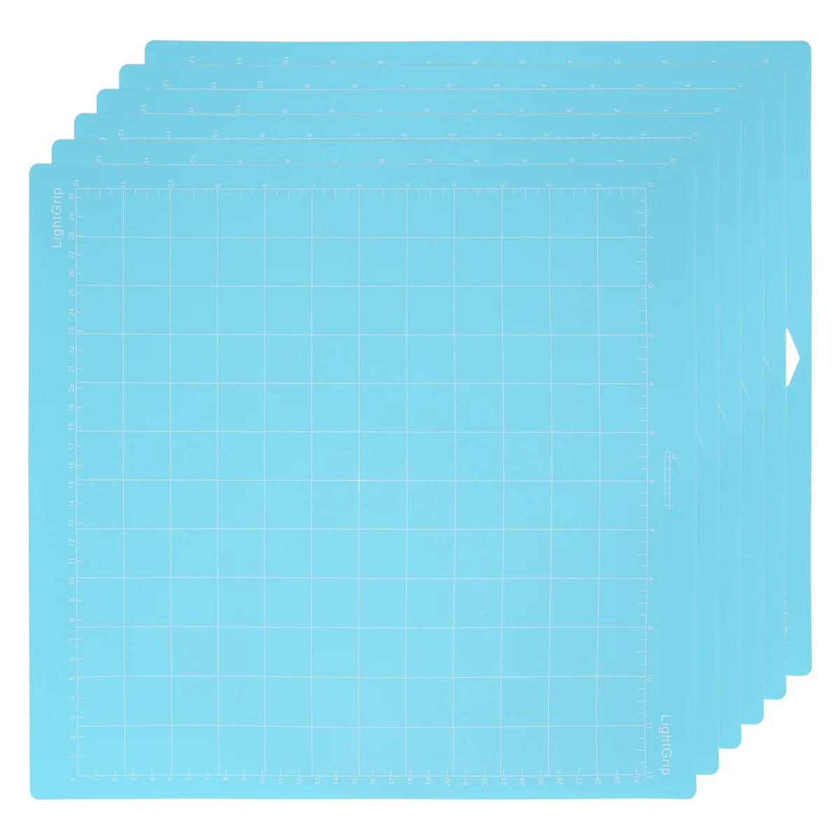 6Pcs Cutting Mat for Cricut Maker/Explore Air 2/Air/One (12X12Inch),LightGrip Quilting Mats for Cricut,Blue