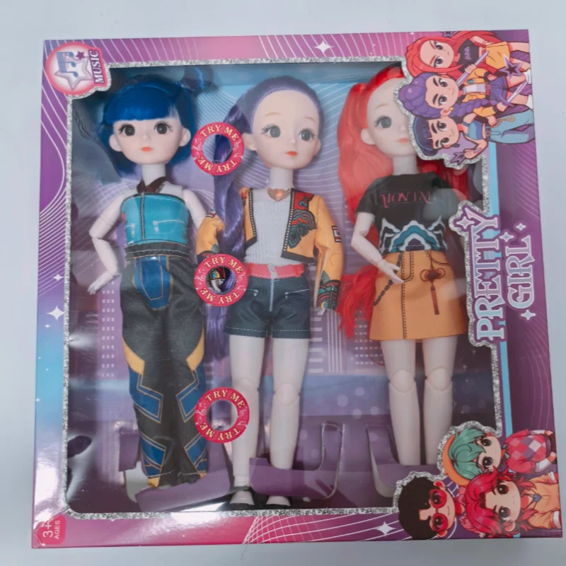 2025 In Voorraad Kpop Demon Hunters Huntr/X Perifere Pop Handgemaakte Meisje Geschenkdoos Kawaii Action Figure Speelgoed