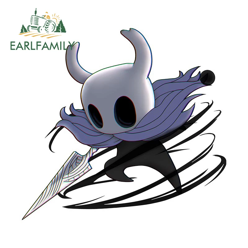 

Креативные автомобильные наклейки EARLFAMILY для полых рыцарей, 13 см х 12,2 см, устойчивые к царапинам наклейки на лобовое стекло, бампер, окна, доска для серфинга