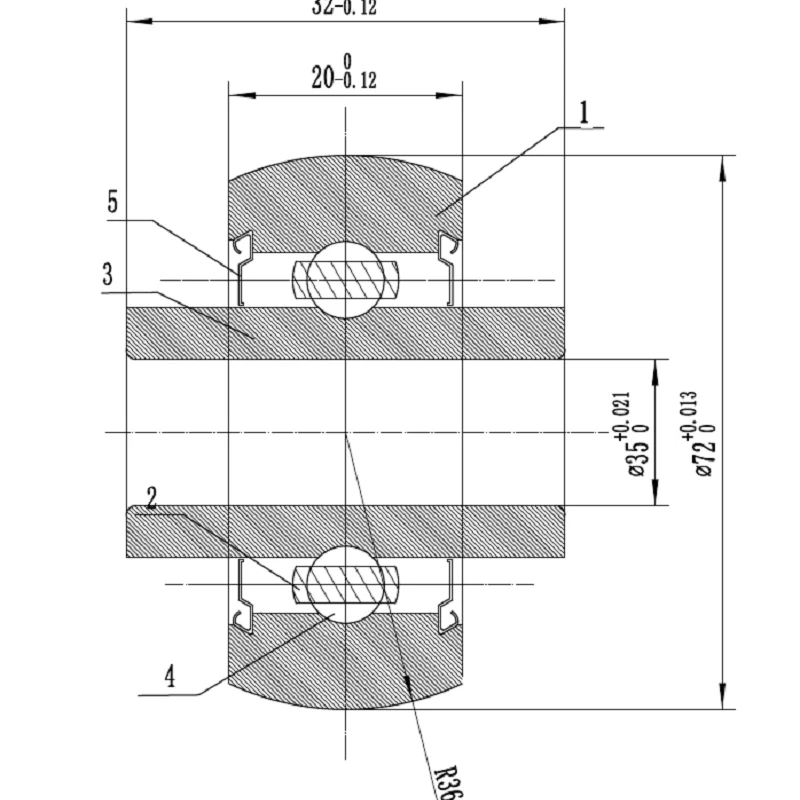 New Mercruiser Alpha One Transom Assembly - Gimbal Bearing Replaces OE# 3853807 Greasable bearing