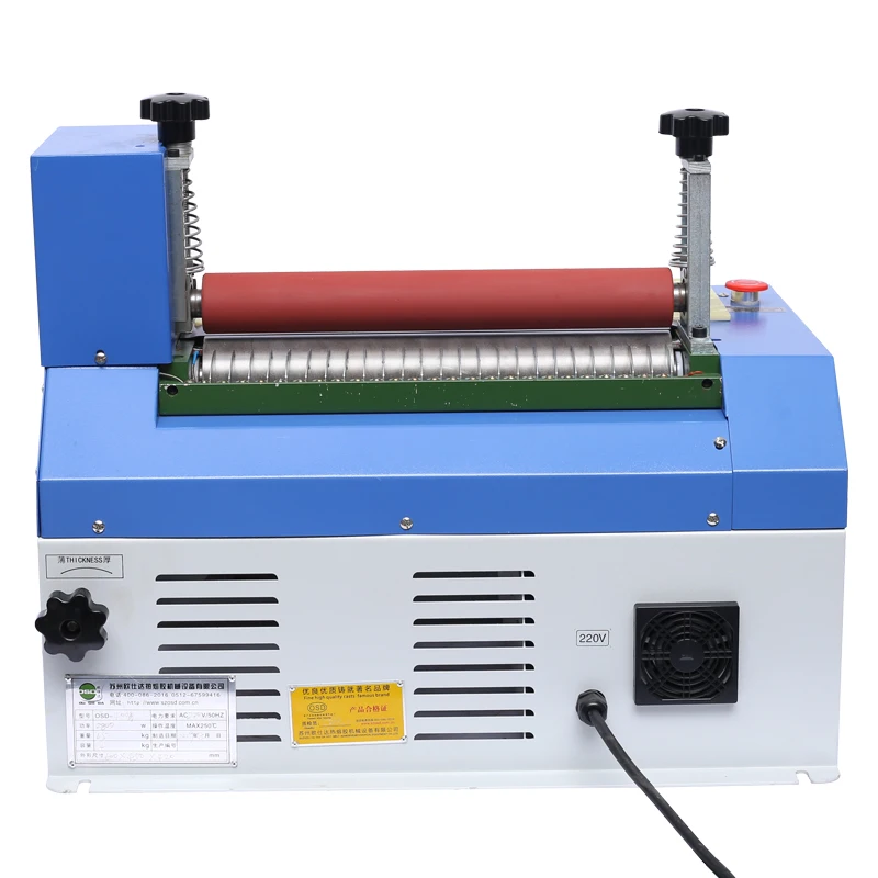 

OSD-400A Китай Самый и самый дешевый ламинатор с нажимным колесом предназначен для обуви и бумажной продукции.