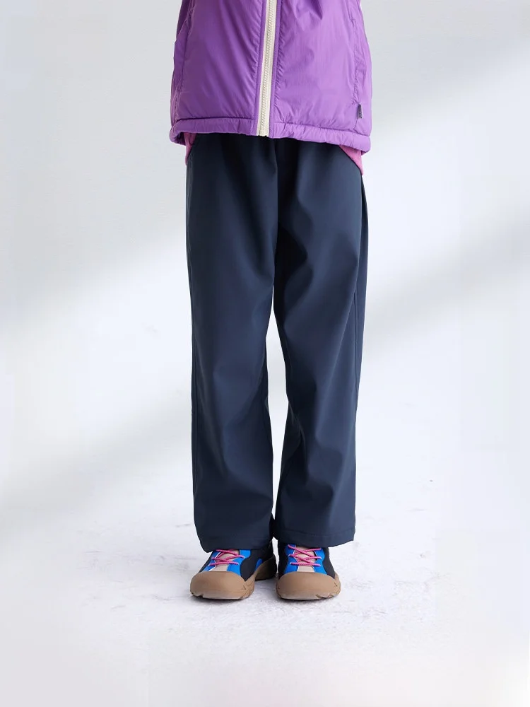 

Purrfect Diary Children's Casual Pants Winter New Style Unisex Warm Versatile Outdoor Wear Polyester Fiber Long Trousers