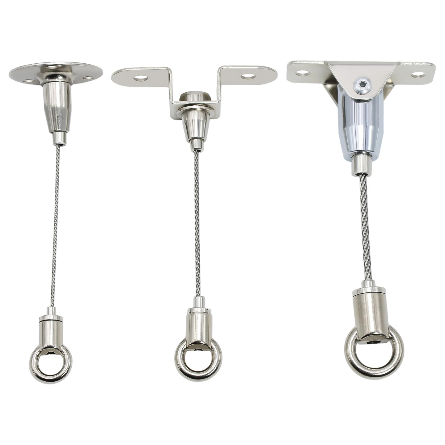 1.5/2/3mm Adjustable Steel Wire Suspension Rope, Stainless Steel 304 Steel Cable Suspension Kit, Ceiling Fixed Suspension Code