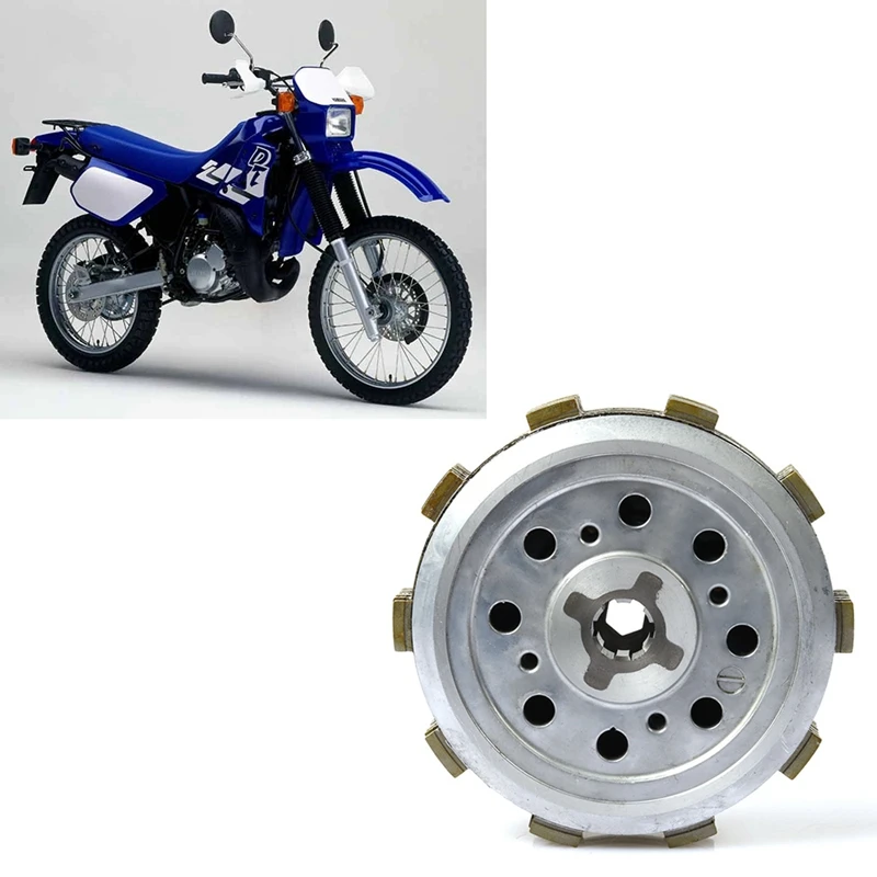 For YAMAHA DT125 125 Complete Clutch Setup Drum Assy ( 6Pcs Friction Plates & 5Pcs Iron Plates) Friction Plates Kit