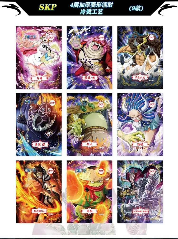 Discounted Price Lucky One Piece Cards Anime Luffy Zoro Nami Chopper Franky Flash Ssp Collections Card Tcg Game Card Kids Toy