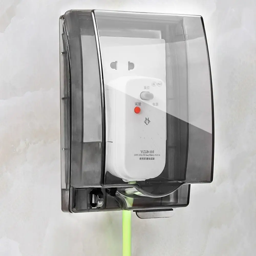 86 Type Switch Protective Cover Waterproof Transparent Socket Protector Self-Adhesive Power Outlet Electric Plug Cover for Home