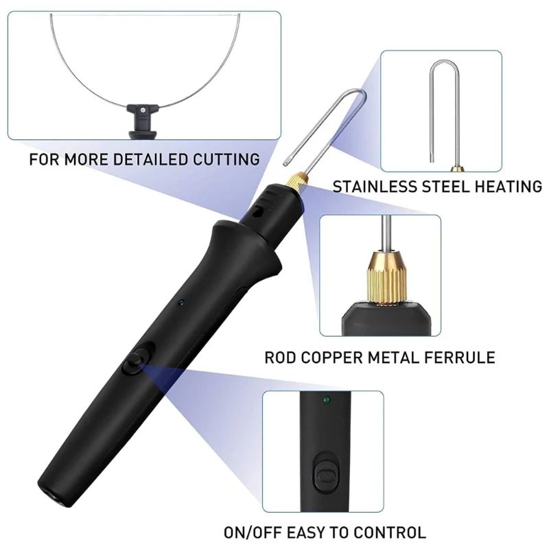 Máy Cắt Xốp Điện 4 Trong 1 Máy Cắt 18W Bộ Dụng Cụ Bút Xốp Động