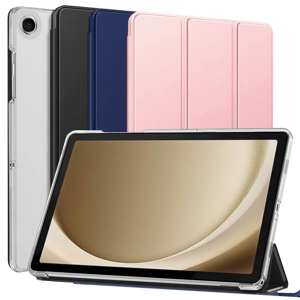 Tablet Case for Samsung Galaxy S6 Lite 10.4 Tab A9 A8 A7 S7 S8 S9 S10 FE Auto Sleep Wake Function Translucent Frosted Cover