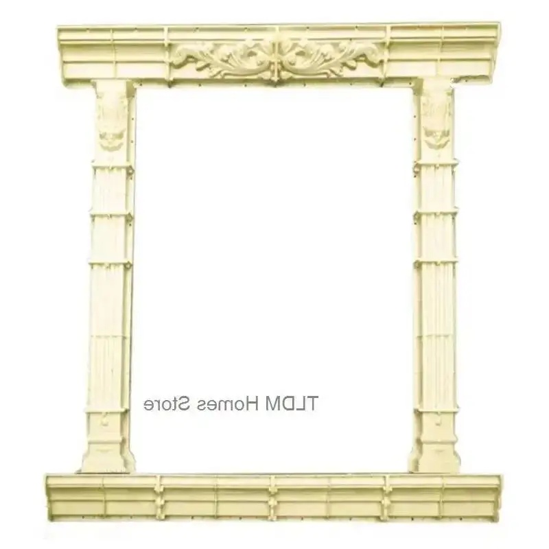 Molds Adjustable Roman Column Window Model ABS Multi Pattern Window Cover European Villa Square Column Mold House Wall Decor