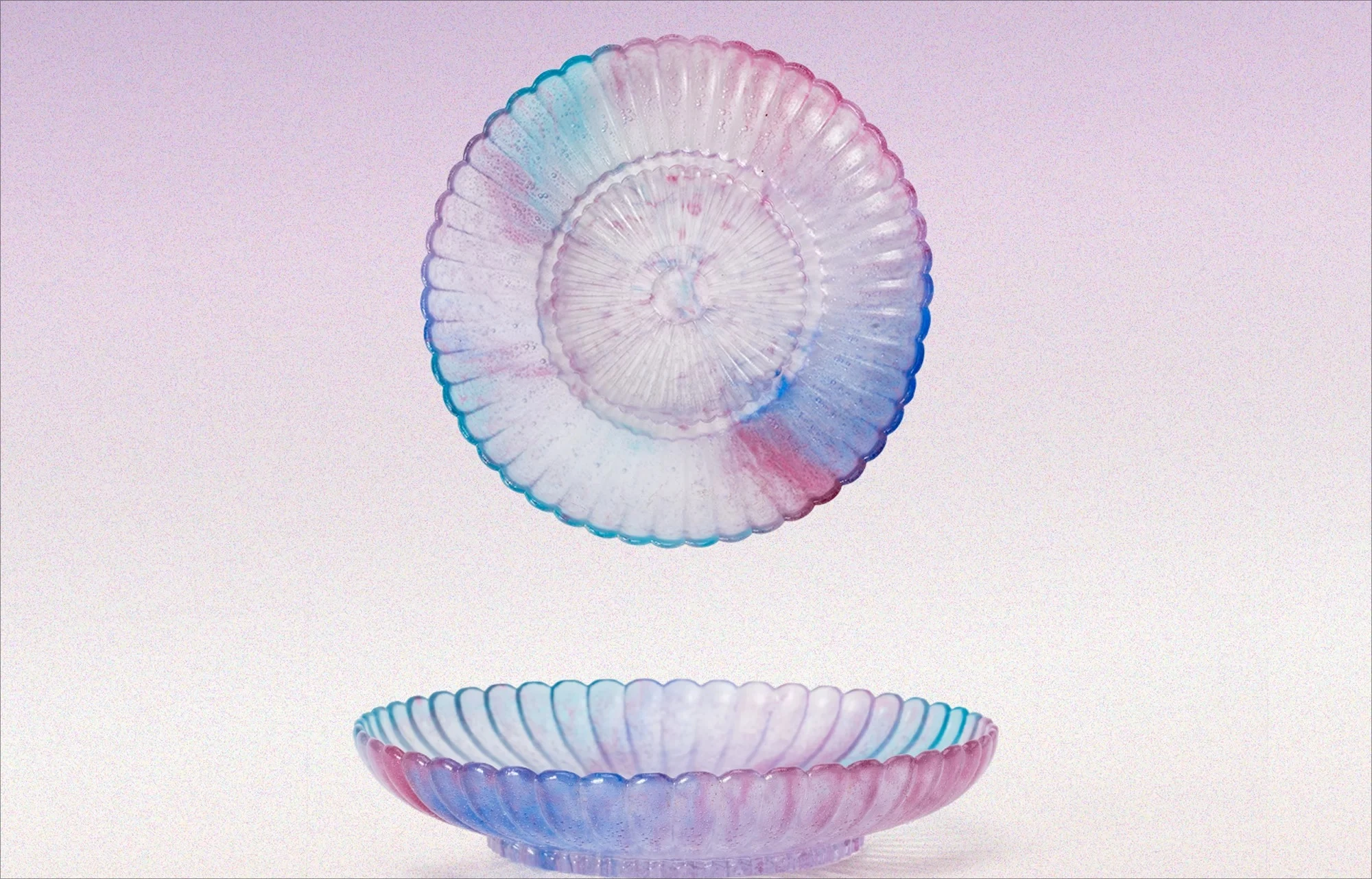 Ancient glazed chrysanthemum petal pot bearing dry brewing plate tea set