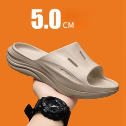 New Summer Sneaker Slippers for Women Men Thick Bottom Platform Slides Soft Hollow Unisex Sports Sandals Casual Beach Shoes