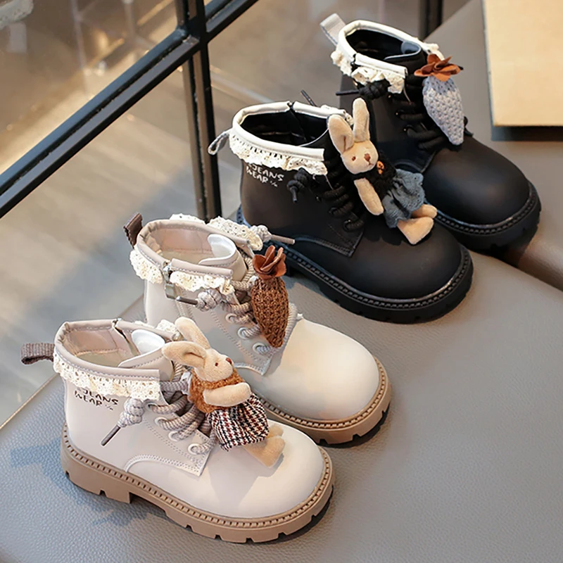 

Осенне-зимние плюшевые сапоги для детей, непромокаемые детские зимние сапоги из искусственной кожи для подростков, непромокаемые теплые ботинки для мальчиков и девочек