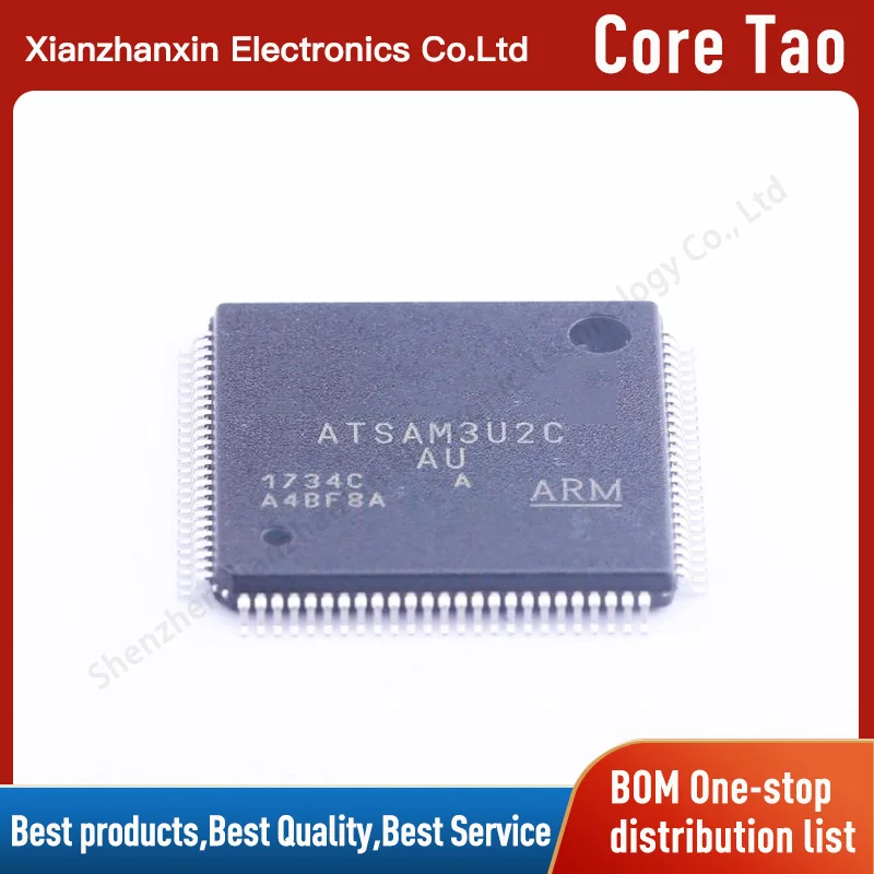 

1pcs/lot ATSAM3U2CA-AU ATSAM3U2C-AU ATSAM3U2C QFP100 Microcontroller chip