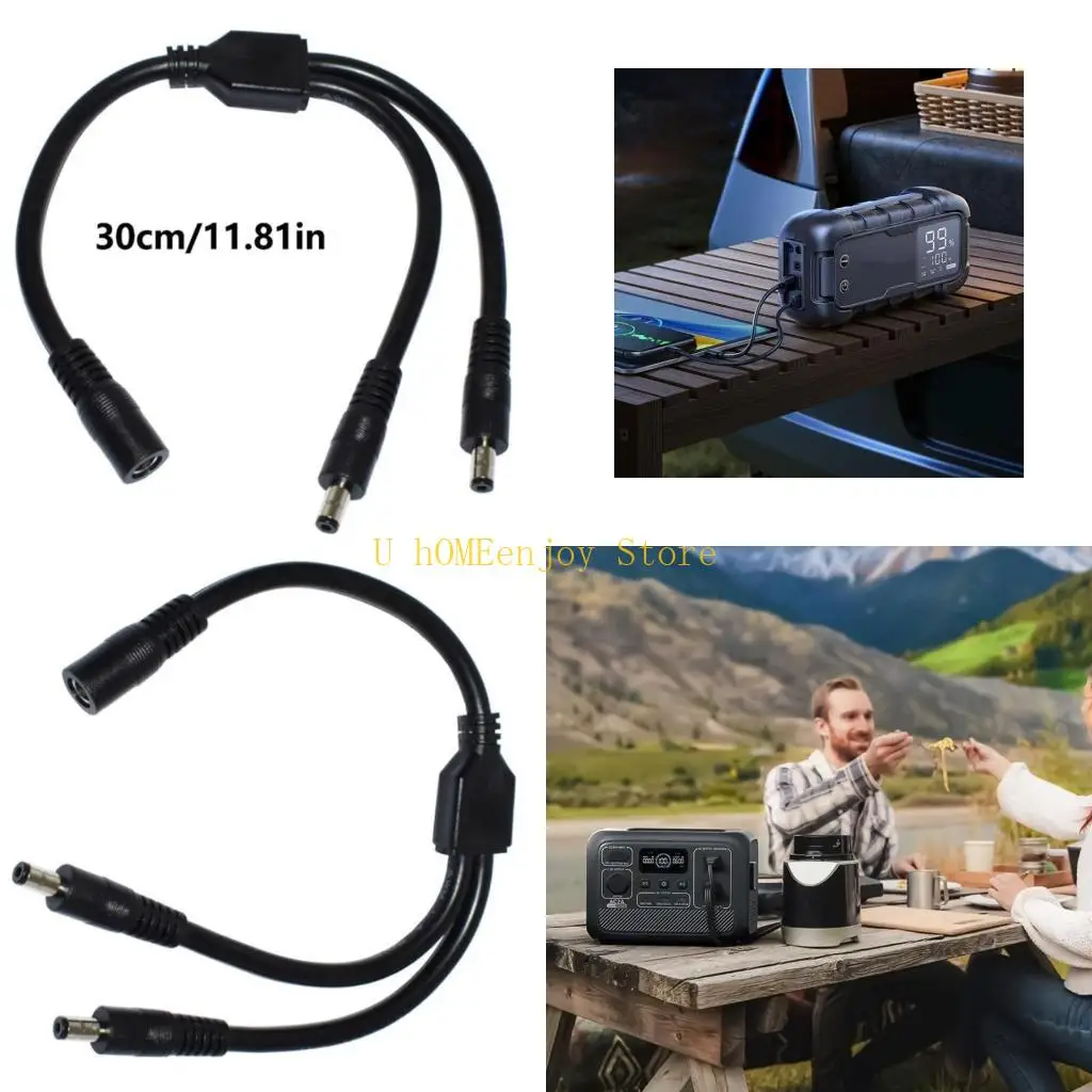 

B0KF 30 см DC5,5x2,1 мм удлинитель Y-разветвитель кабельной линии для мониторов и маршрутизаторов