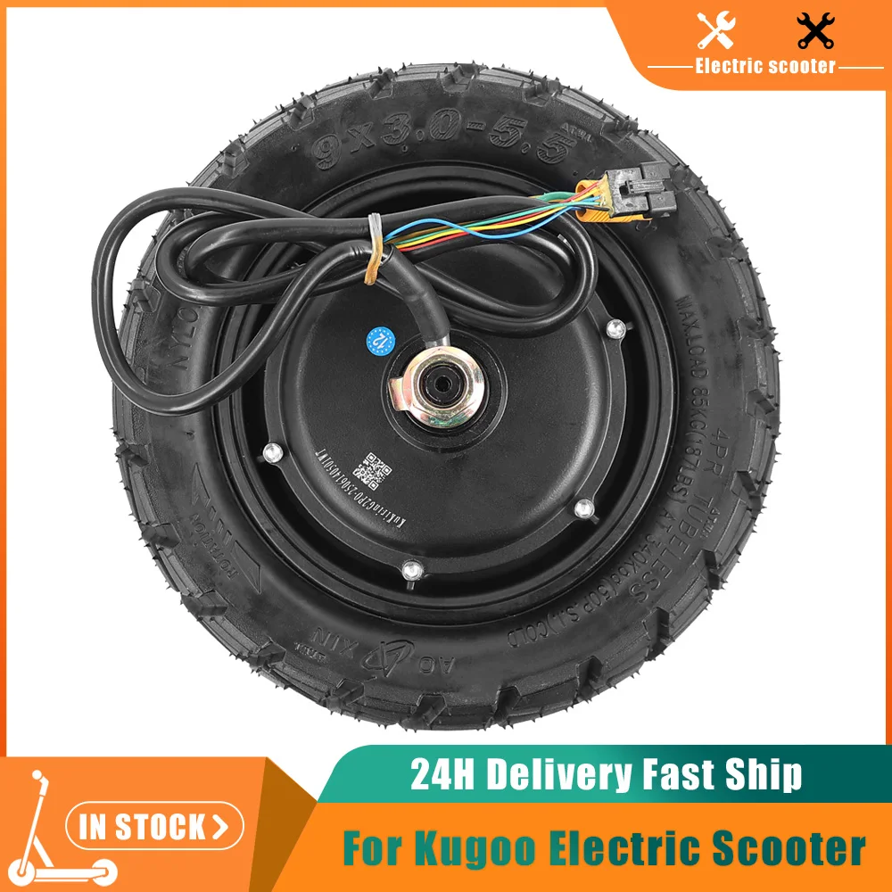 

9×3.0-5.5 Vacuum Tire For Kugoo Kirin Kukirin G2 Pro 2024 Rear Motor Electric Scooter 48V 600W Motor Engine Assembly With Aoxin