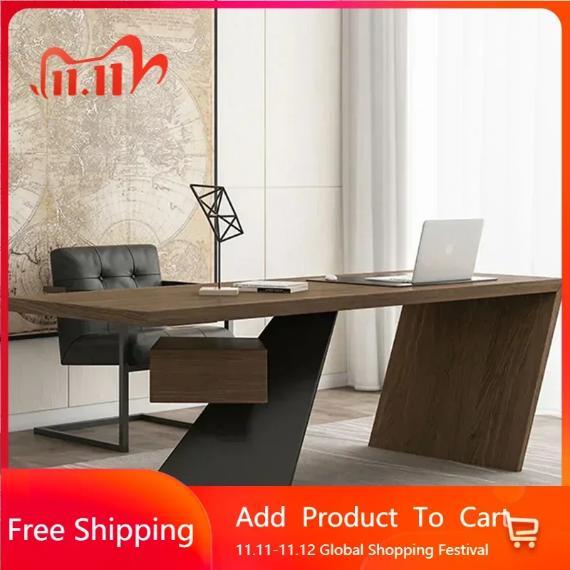 

Organizers Desk Narrow Table Computer Modern Office Desks Bureaux Up Grade Executive Offices Study Tavolino Trendy Furniture