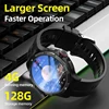 남성용 스마트 워치 업그레이드 칩 SIM 카드, 128GB ROM, 안드로이드 9, 120 ° 회전 카메라, 와이파이 GPS 스마트워치, V10, 2024 신제품 5