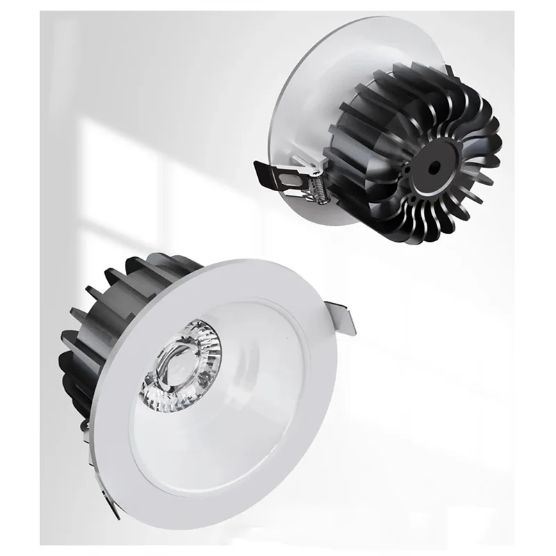 SOFT-Aluminum LED Spot Light 7W Recessed Ceiling Downlight Lamp Bulb 110V 220V Showcase Decorative Lighting