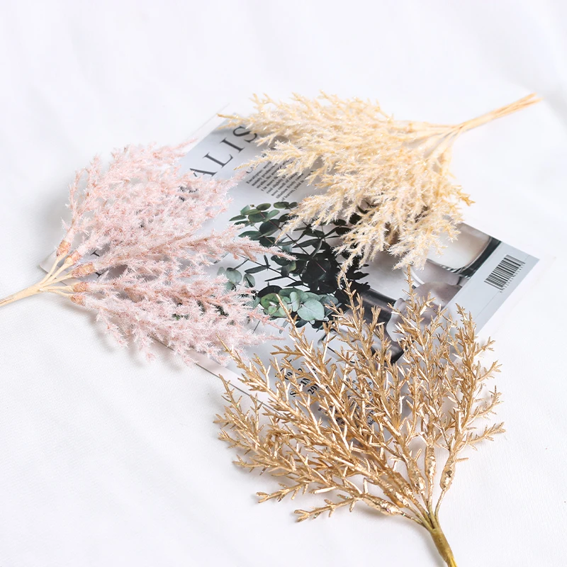 

1Pcs Artificial Flowers Bouquet Christmas Decorations Fake Plant for Home Decor Garden Outdoor Garland Gifts Ornament Accessory