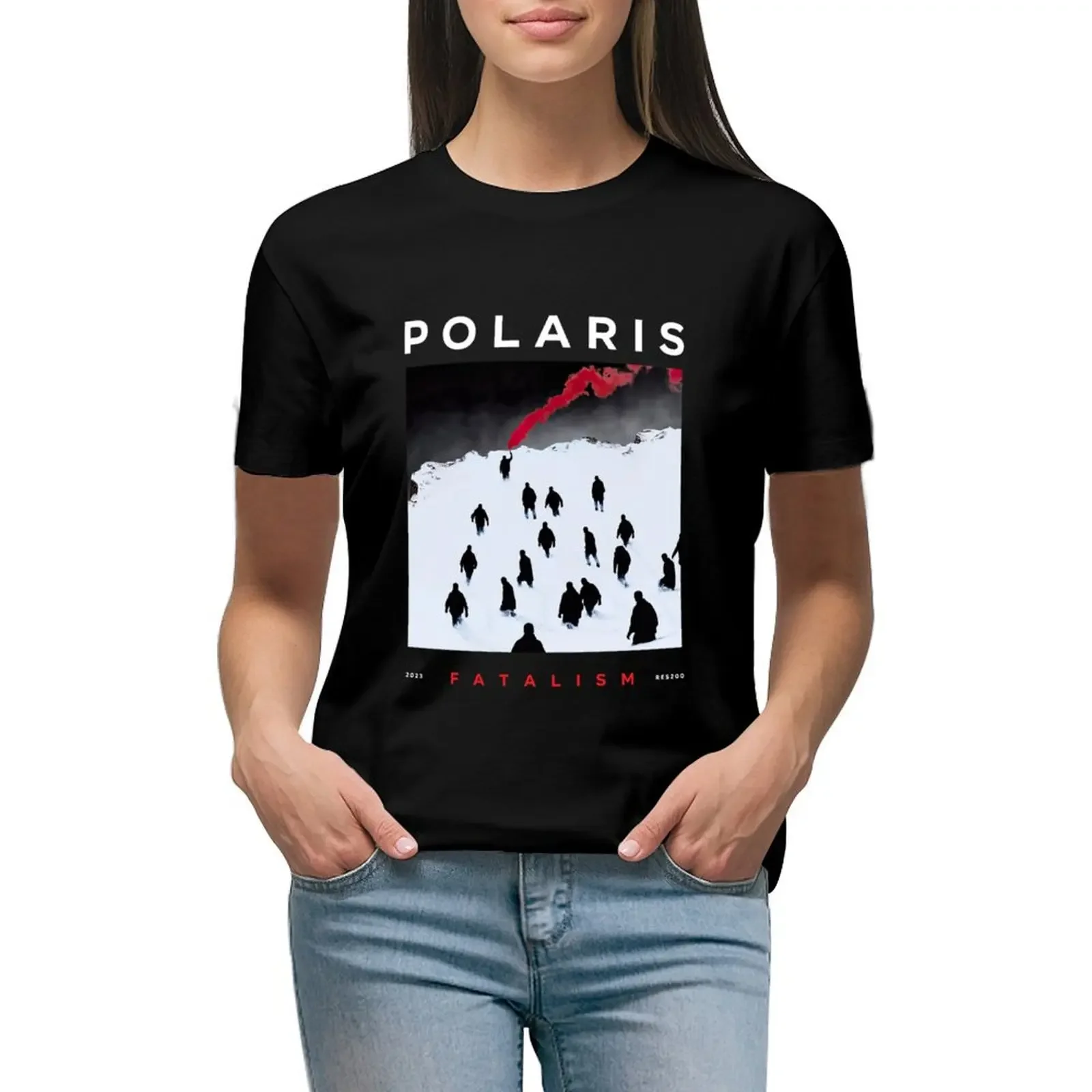 

Polaris Merch Fatalism T-Shirt animal print vintage clothes white t-shirts for Women