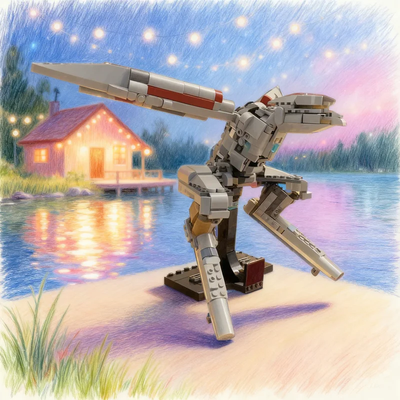 

512pcs MOC Metal Gear Ray Icons Model Building Blocks Construction Christmas Gifts Toy Creative DIY Idea Assemble Architecture
