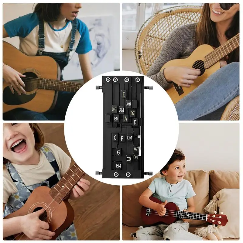 Guitar Chord Helper Multipurpose Guitar Chord Presser For Beginner User Friendly Chord Helper Guitar Teaching Aids For Adults