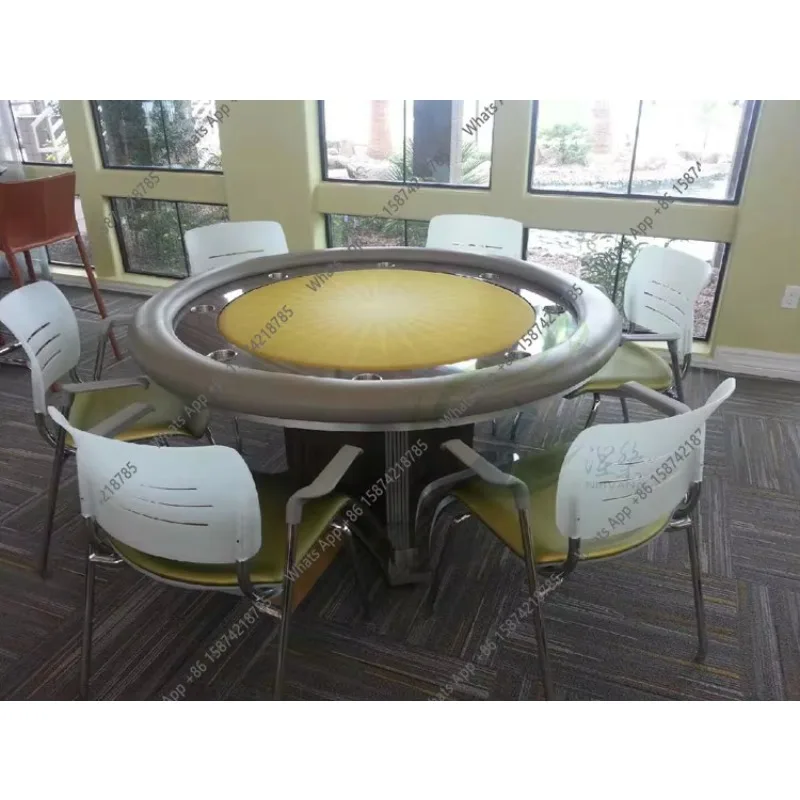 X30 Texas Hold'em Table With Dining Table, Round, Large Pineapple Table Werewolf Poker Table