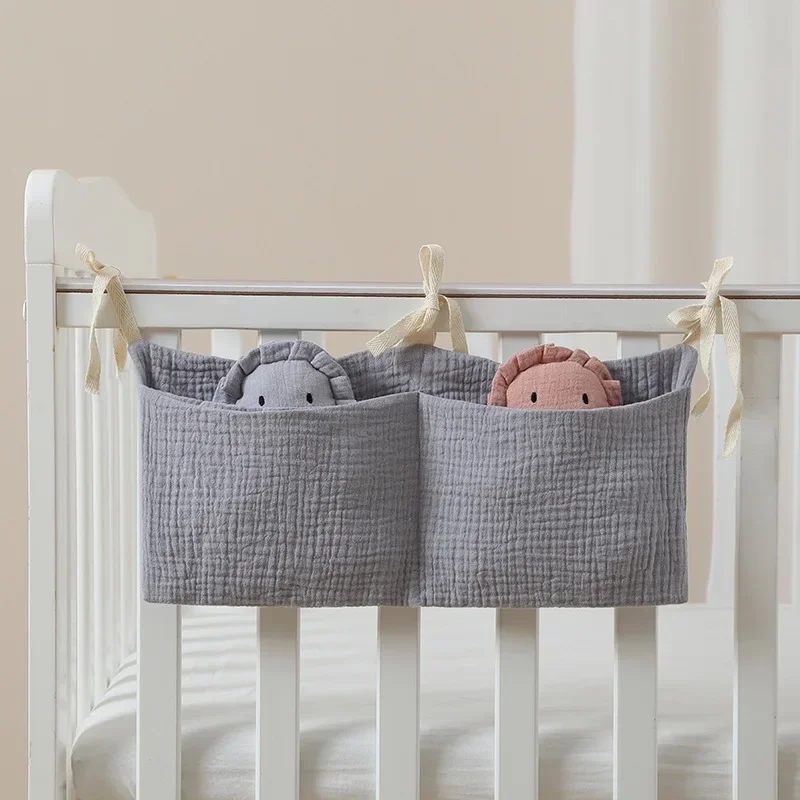 Multifunctional Newborn Bed Headboard Diaper Bag for Kids Baby Items Bedding Portable Baby Crib Storage Bag Nappy Organizer