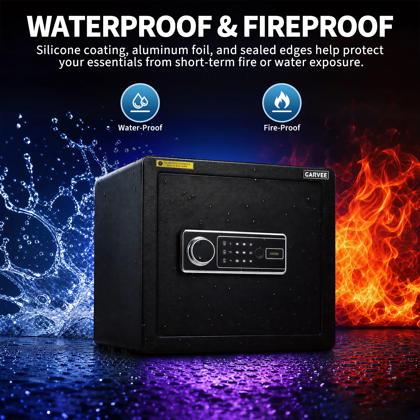Caja fuerte biométrica para el - Home Security Box reseña y precio