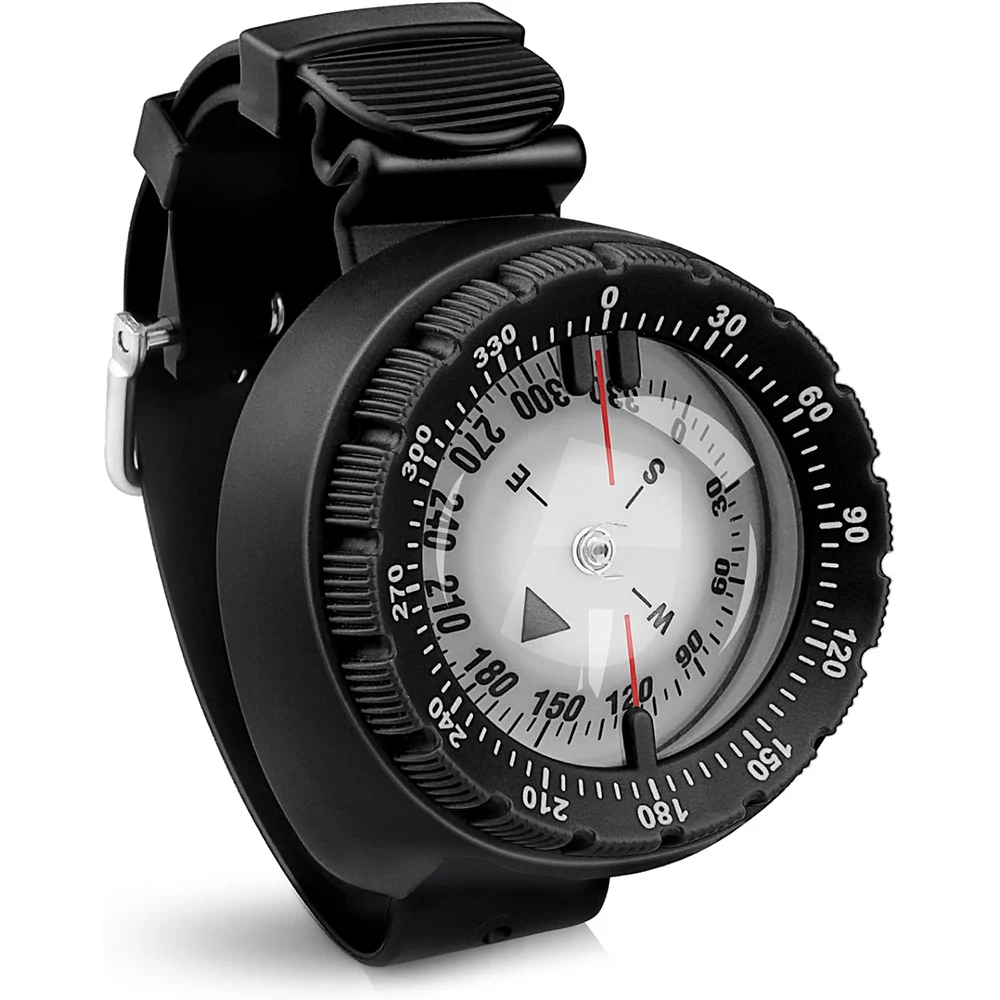 Brújula de buceo subacuática Digital profesional, navegador impermeable, luminoso, reloj equilibrado, natación al aire libre, 50m