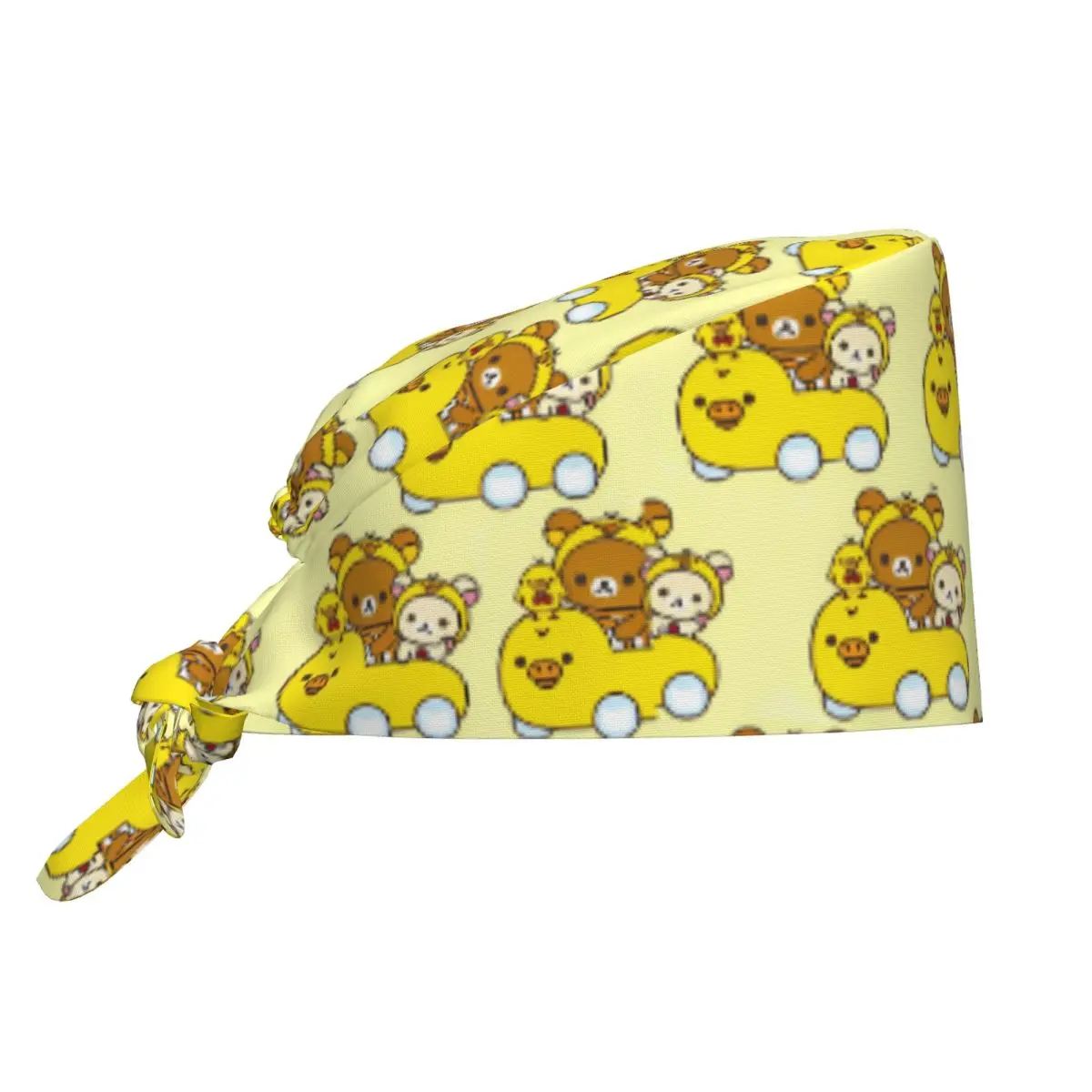 

Rilakkuma мультфильм медсестра уход хирургическая кепка спа зоомагазин ветеринарная стоматологическая медсестра рабочие кепки шляпа винтажный стиль унисекс Скрабы Шапки