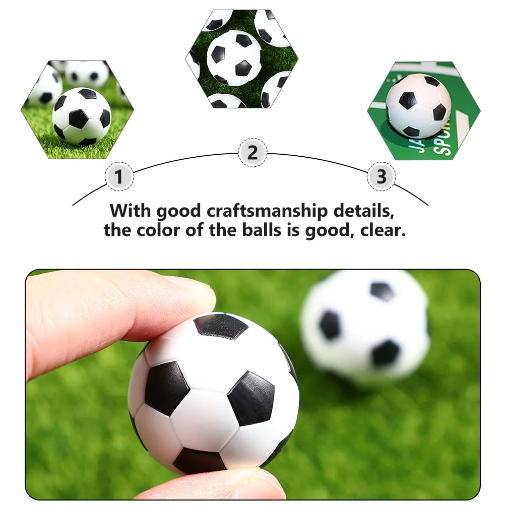 

15 Pcs Table Soccer Replacement Balls Foos Mini Foosball Foosballs Tabletop Parts