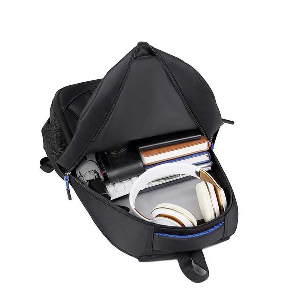 Nylon Students Daypack Anti-splash Water Scratch Prevention Large Capacity School Bag Fixed Webbing Polyester Laptop Backpack