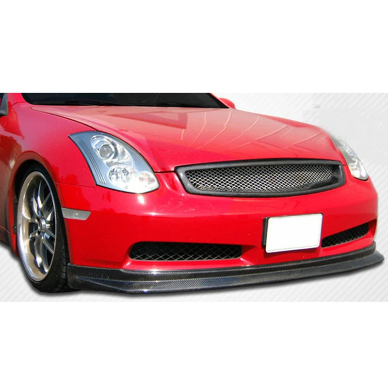 Per Infiniti G35 Nissan Skyline Coupe 2-Door 2003 -- 2007 anno Racing Grille Grill Body Kit accessori FRP nero opaco